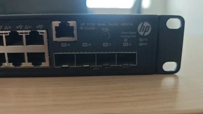 HP Enterprise Switch 5130 48G PoE+ 4SFP+ (370W) EI JG937A incl. rack kit - Photo 1/2