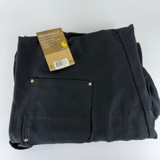 Carhartt Double Knees Duck Bibs Overalls Mens 48x28 R01 BLK Black NWT NOS