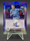 2025 Topps Chrome UCC Womenâs Lily Murphy Purple Refractor Auto /75 Rookie RC