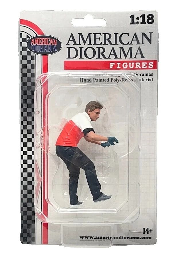 Gara Girocollo Meccanico Resina Modello Figura Display 1/18 - Immagine 3 di 4