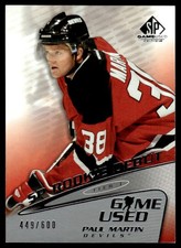 2003-04 SP Game Used Paul Martin Rookie 449/600 New Jersey Devils #71