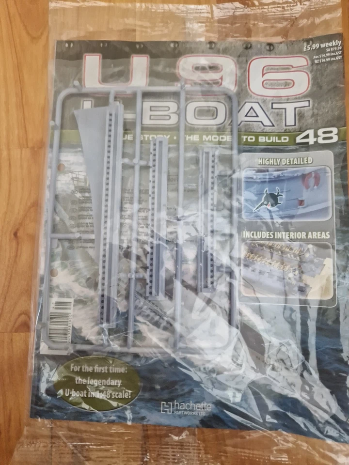 1/48 HACHETTE Costruire il Proprio U96 U-Boat Sottomarino Problema 48 Inc Parte - Immagine 2 di 2