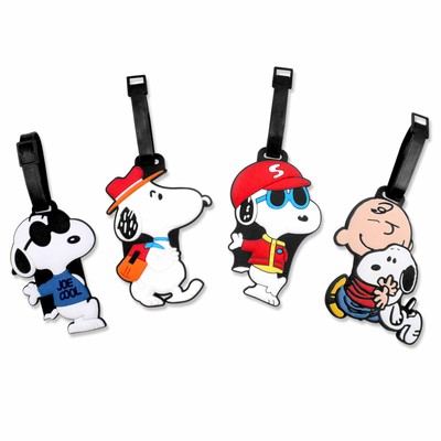 snoopy luggage tag