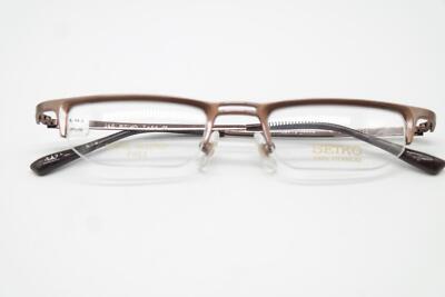 Monture De Lunettes SEIKO T 494 Titan Bronze - Démi-monture Neuve Sans étiquette - Unisexe