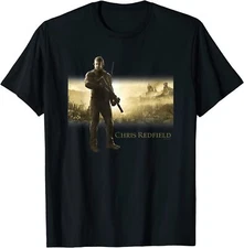 BIOHAZARD VILLAGE GOLD EDITION Resident Evil Chris Redfield T-shirt Black Capcom