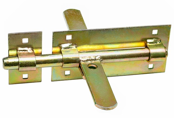 Bolzenriegel 150/16 TüRriegel Torriegel Schlossriegel Beidseitig Verzinkt.-image