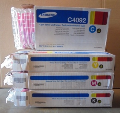 SAMSUNG Toner CYMK CLT-C4092S CLT-Y4092S CLT-M4092S CLT-K4092 f. CLP-310 CLP-315