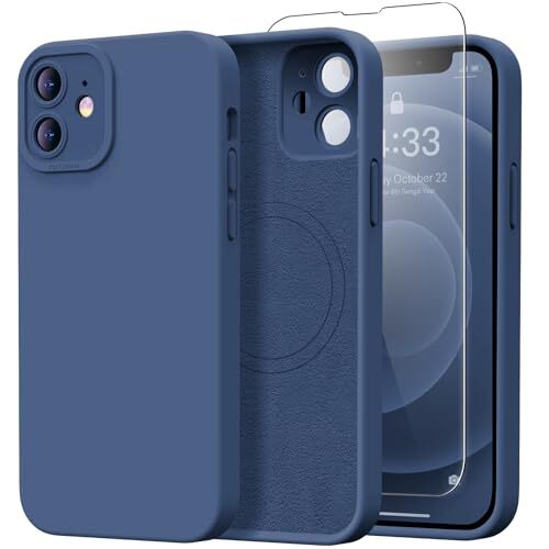 Designed for iPhone 12 Mini Case with Screen Protector
