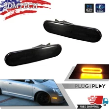 Amber LED Front Bumper Fender Side Marker Light For 02-05 Honda Civic Si EP3 3DR