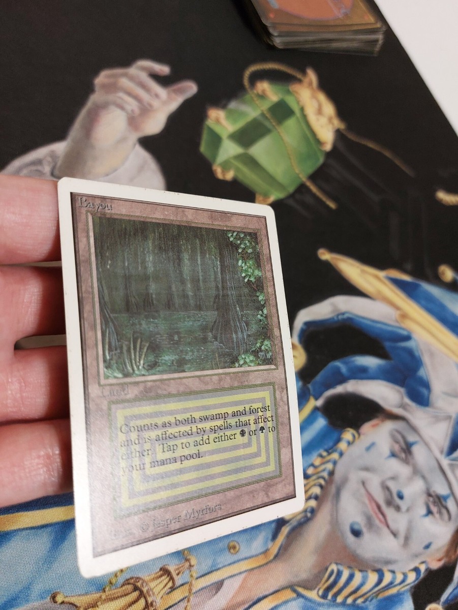 Bayou MTG Unlimited Rare Land Moderately Played x1 GG7 | eBay