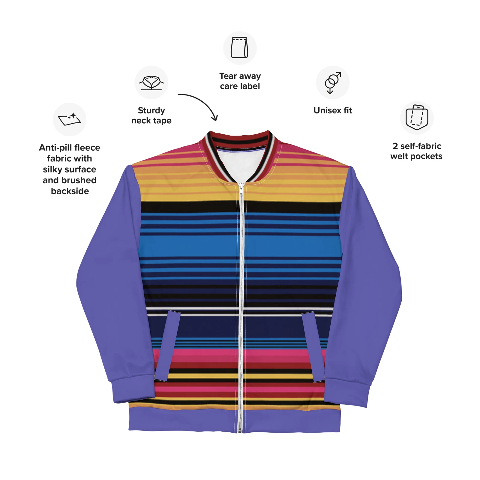 Unisex Bomber Jacket
Opens in a new window or tab