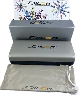 Dilem Originale Premium Brillenetui Hardcase Brillen Etui mit Tasche für Bügel