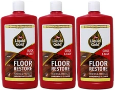 3 Pack Scott's Liquid Gold Floor Restore 24 fl oz Renews & Protects Hardwood