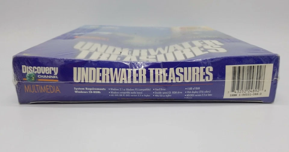 Discovery Channel Multimedia Underwater Treasures PC CD-ROM Big Box Sealed 1996 - Image 3 of 4