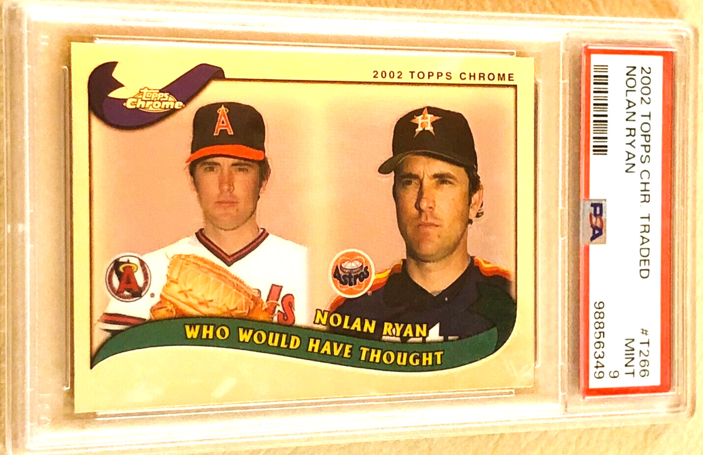 Nolan Ryan #T266 (Baseball Cards 2002 Topps Chrome Traded) — is it worth grading?