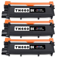 TN660 Black Toner Cartridge 3-Pack for Brother DCP-L2520DW MFC-L2700DW L2707DW