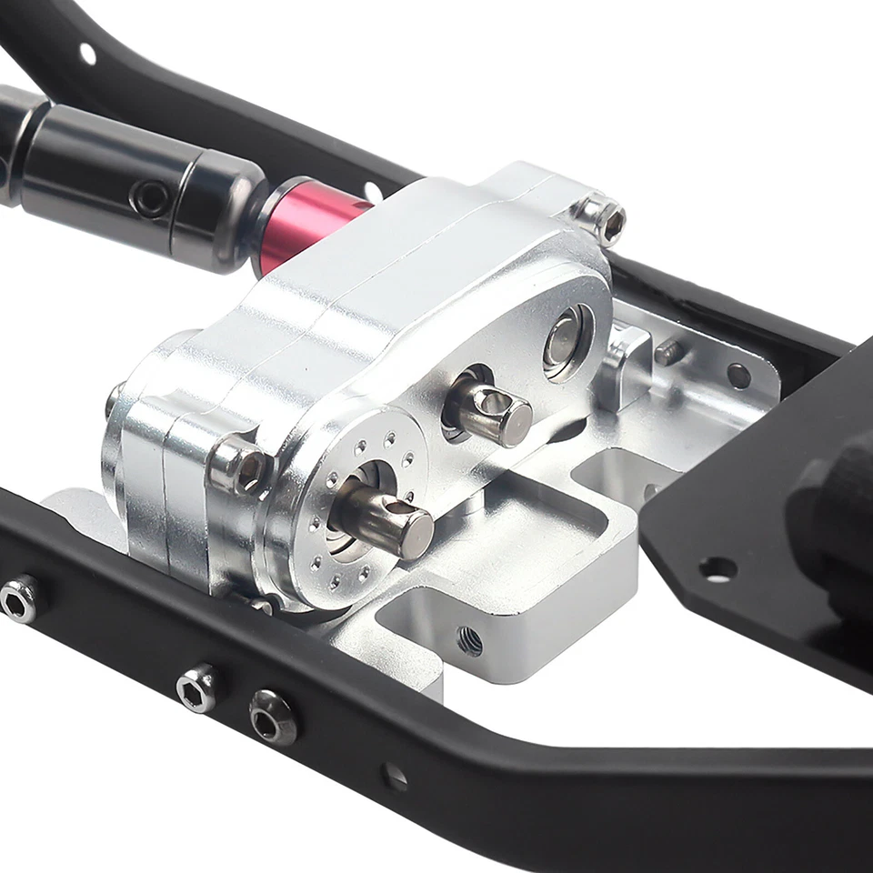 313mm Wheelbase Chassis Frame Gearbox For AXIAL SCX10 II 90046 1/10 RC Car Truck - Image 2 of 4