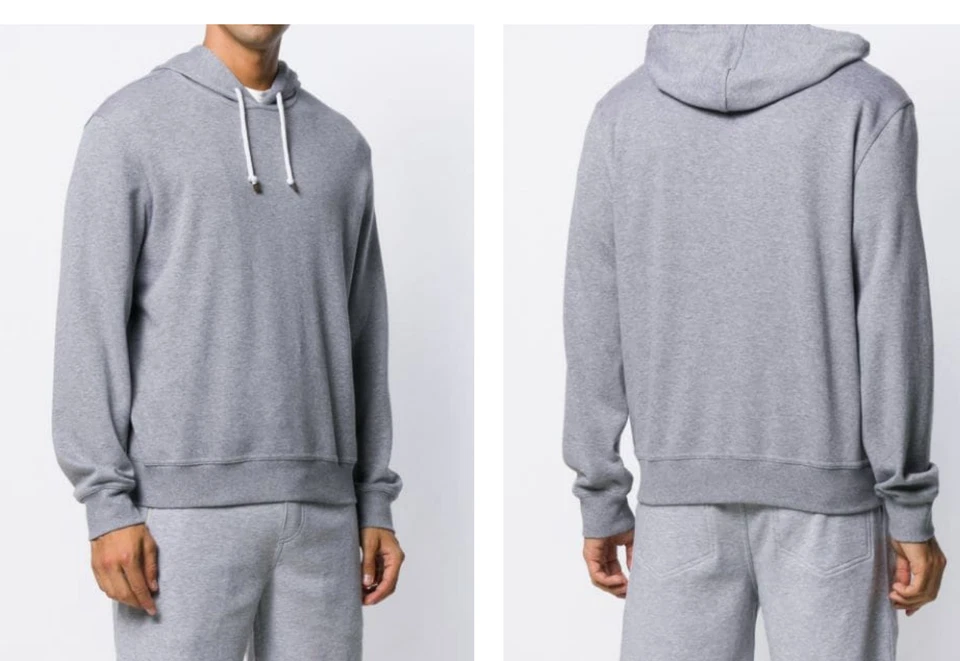 BRUNELLO CUCINELLI DRAWSTRING HOODY SWEATSHIRT HOODED KAPUZENPULLOVER JUMPER XS