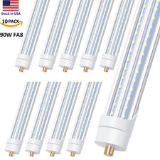 90W FA8 Single Pin T8 LED Shop Light 8FT Replace T12 Fluorescent Bulb Tube Light