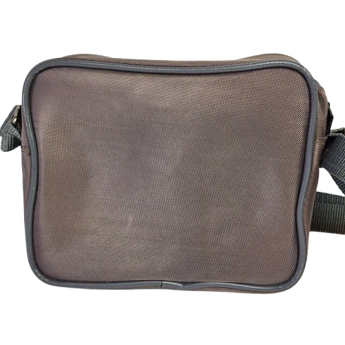 Estojo de câmera vintage anos 80 lona cinza cáqui bolsa de ombro *Desc - Imagem 4 de 4