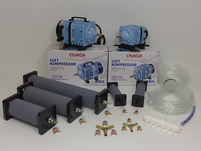 Osaga LK35 / LK60 Luftkompressor Teichbelüfter Sauerstoffpumpe Belüfter/ Zubehör