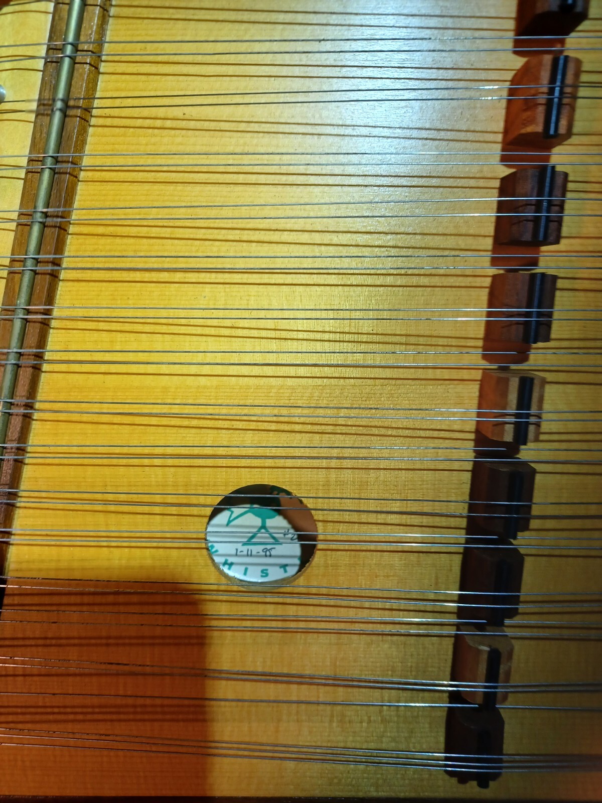 Folkcraft Hammered Dulcimer Miniature W/hammers & Tuning Wrench & Case