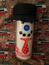 Vintage Paris 3 New in Box Men's Handkerchiefs Snowman Christmas Cotton Taiwan