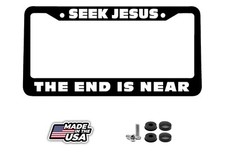 Jesus Christian Religious Car License Plate Frame Plastic God Bless Christ King