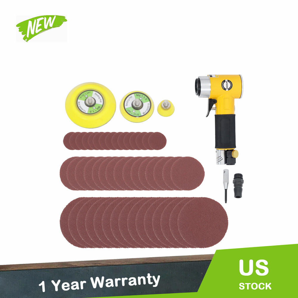 For Auto Body Work Mini Air Sander 1/2/3 Inch Small Orbital Sander