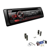 Pioneer 1-DIN Autoradio CD Bluetooth Spotify USB FüR Audi A3 Bis 1999 Schwarz