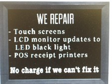 WINCOR 19" MONITOR & TOUCH SCREEN MONITORS REPAIR & UPGRADE TO LED BACKLIGHT