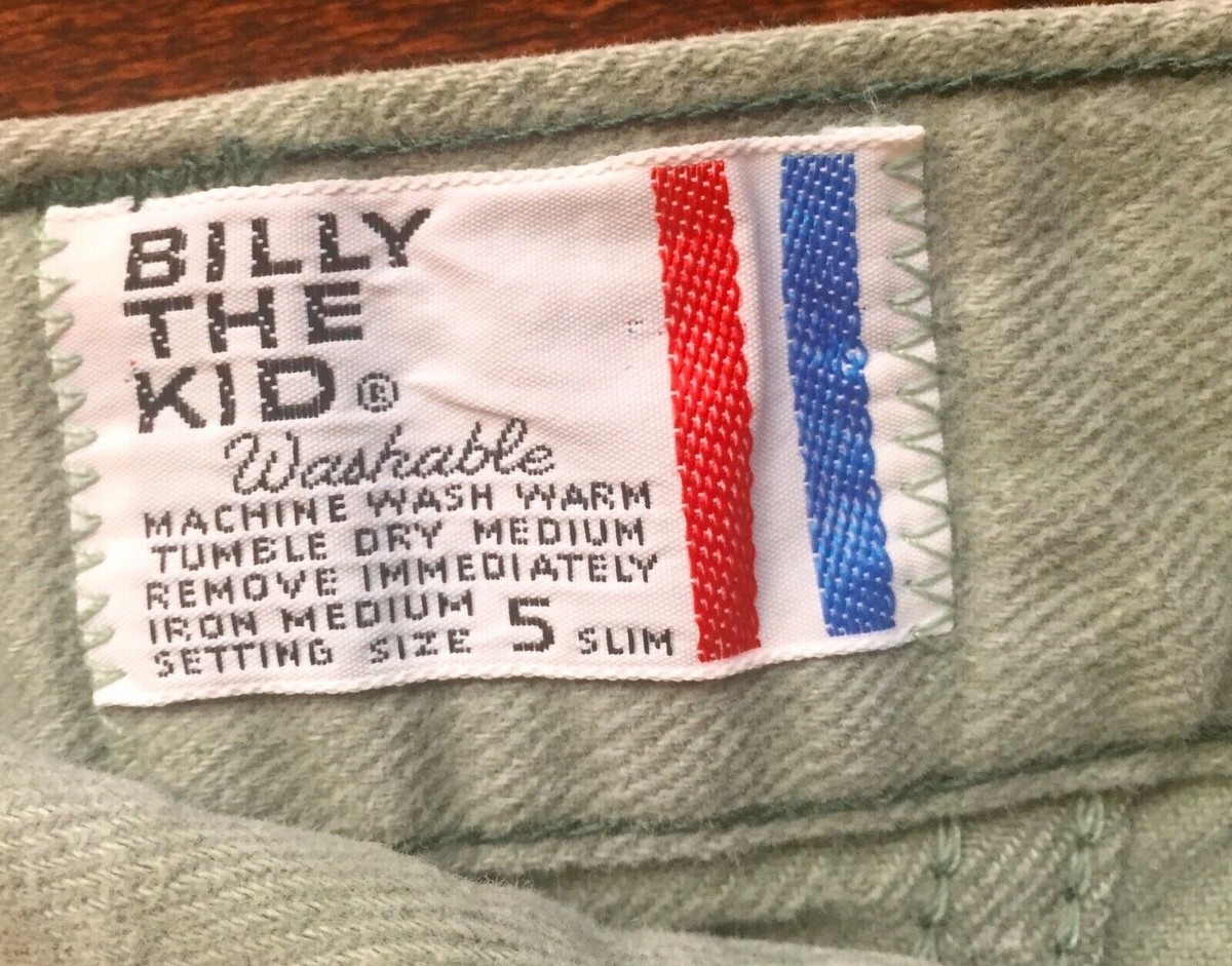 Vintage Billy the Kid Studded Pocket Light Wash KIDS DENIM JEANS 