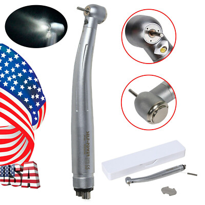 #ad #ad NSK Style Dental E generator Fiber Optic LED 3 Spray High Speed handpiece 4Hole $20.90