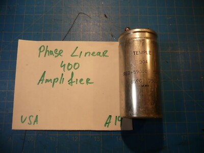 Phase Linear 400 Amplifier Replacement Parts Temple 304 Capacitor 5900 uF