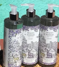 Woods of Windsor 🇬🇧 LAVENDER MOISTURIZING HAND WASH 3 X 11.8 FL.OZ