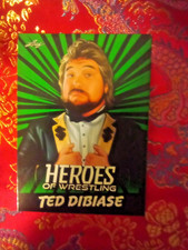 Ted Dibiase 2023 Leaf Heroes of Wrestling Yellow Variant Pro Wrestling Card WWf