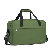KONO 14L/20L Green Duffel Bag Ideal for Under Seat Travel and Gym Workouts