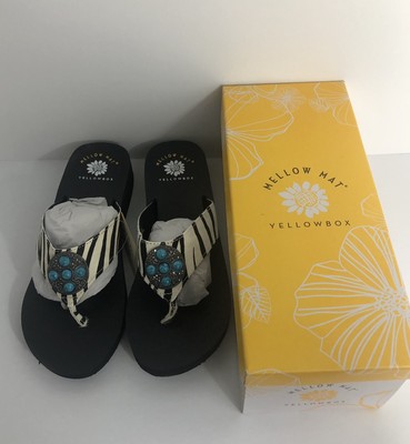 yellow box slip on shoes