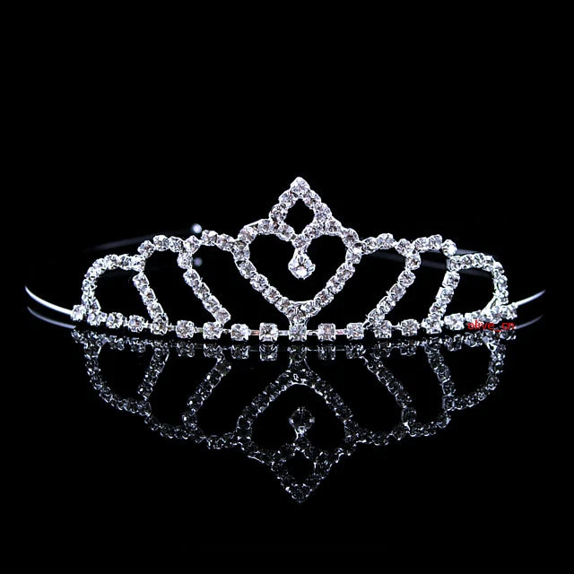 Kids Flower Girl Children Wedding Prom Mini Tiara Crown Headband Princess