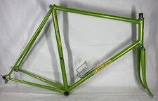 The Flying Dutchman Frame Fork 61 CM Columbus Lugged Steel Campagnolo Dropouts
