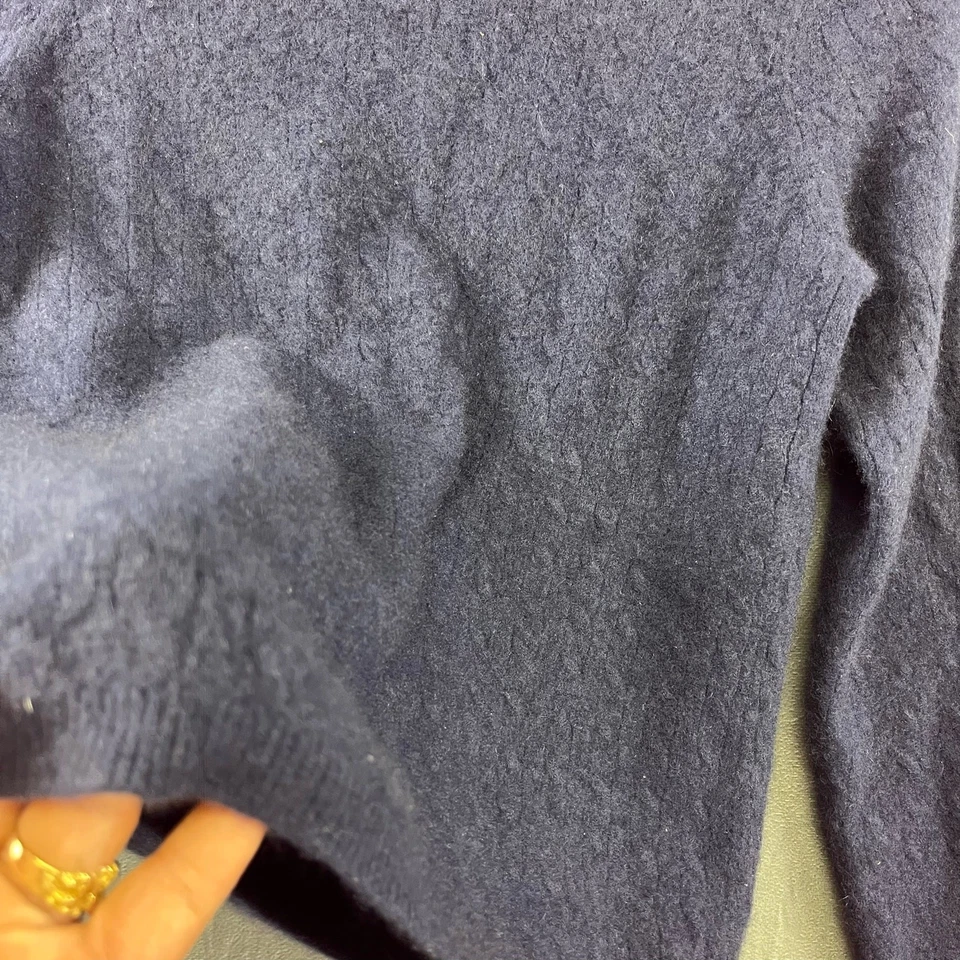 Suéter Charter Club 2 Capas 100% Cachemira Niños Pullover Mediano Cuello Redondo Suave Preparación Foto 3 de 4