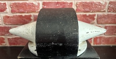 Seltene Vintage schwere Gusseisen Lok Eisenbahn Zug mögliche Dachentlüftung 3,9kg