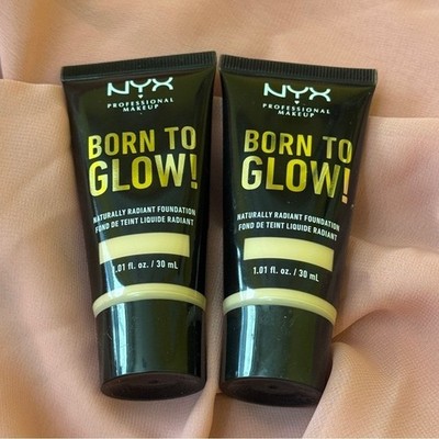 NYX Born to Glow Liquid Foundation Shade Vanilla New Sealed 2 Pack