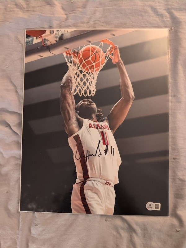 Clifford Omoruyi Autographed/Signed 11x14 Photo Beckett Alabama