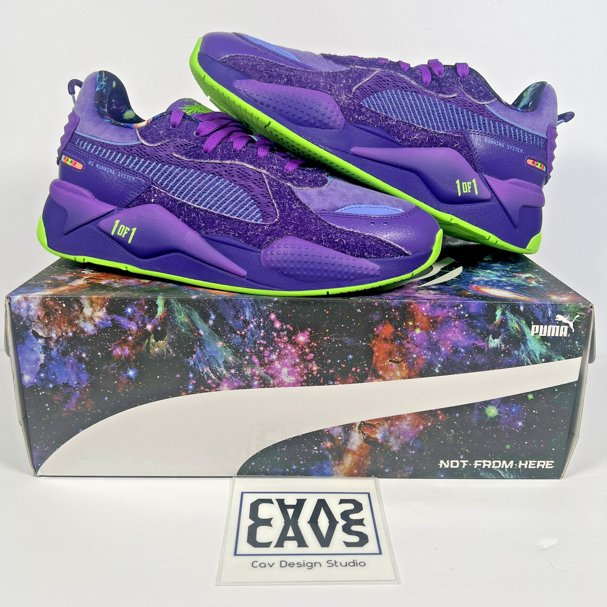 PUMA RS-X x LaMelo Ball Galaxy 2022 Purple Sneakers 387764-01 Men’s 10.5 New PUMA LAMELO BALL X RS-X  main image 4