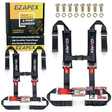 4 Point Harness 2 Inch Straps Upgraded Heavy Duty Buckle Compatible with