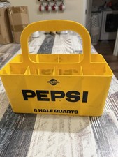 Vintage Pepsi Catty Yellow 8 Bottle Holder