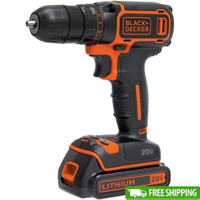 High Torque Cordless Drill Driver 20V 650 RPM 11 Position Clutch Keyless Chuck