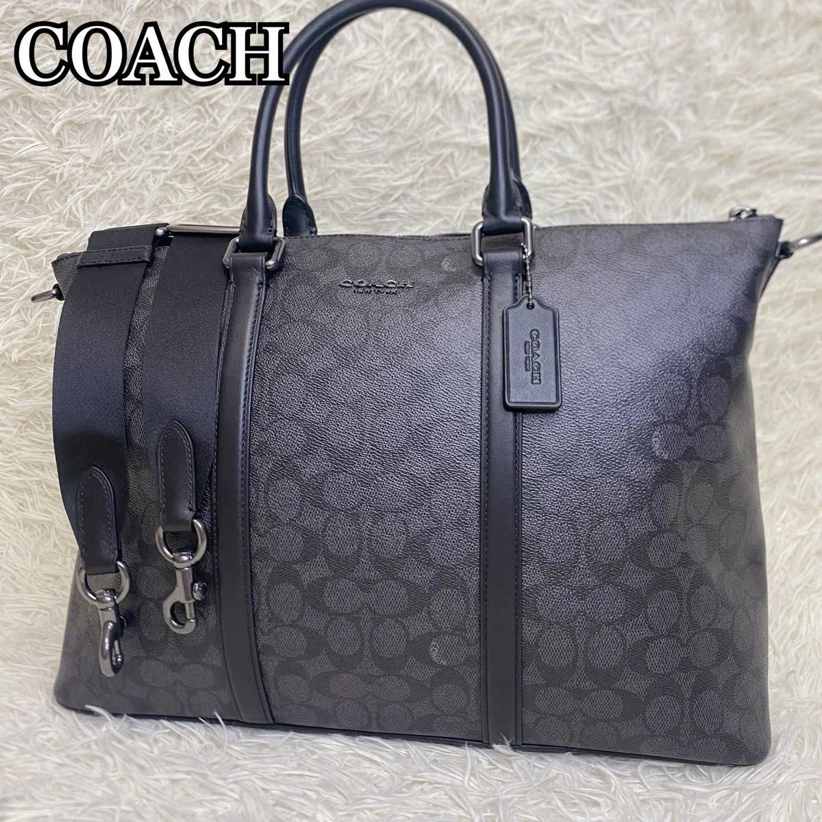 バッグ COACH Canvas Leather 2way Boston Bag coach boston bag products for sale | eBay