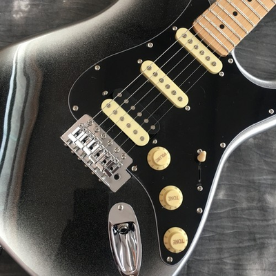 #ad HSS Silverburst Pro ST Electric Guitar Solid Body Maple Fretboard Fast Ship $141.53